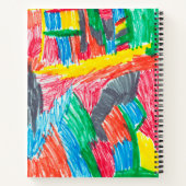 Kinderkunst aandenken kunst of foto notitieboek (Achterkant)