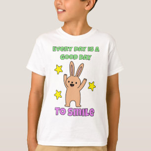 Kinderkunst elke dag is een goede dag om te lachen t-shirt