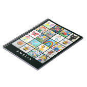 Kinderkunst Keepsake 20 tekeningen Collage Notitieboek (Linkerzijde)