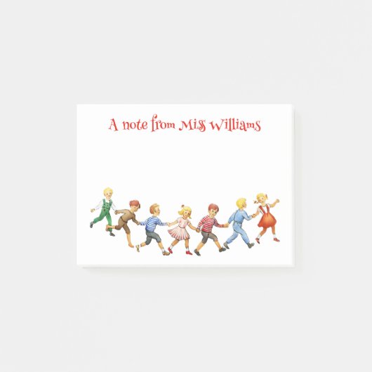 Kinderkunst uit het verleden Gepersonaliseerde boo Post-it® Notes (Voorkant)