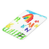 Kinderkunstmagneet Magneet (Linkerzijde)