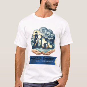 Kinderlevens Specialist Leidend Licht Helende Hart T-shirt