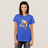 Kinderloos Cat Lady T-shirt (Voorkant volledig)