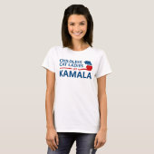 Kinderloze Cat Dames voor Kamala T-shirt (Voorkant volledig)