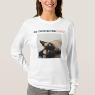 Kinderloze Cat Ladies Pro Democratie T-shirt