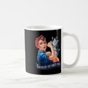 Kinderloze Cat Ladies Stem Roise De Eerwaarde Vrou Koffiemok