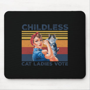 Kinderloze Cat Ladies Stem Roise De Eerwaarde Vrou Muismat