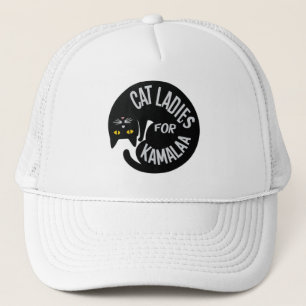 Kinderloze Cat Ladies voor Kamala Harris 2024 Trucker Pet