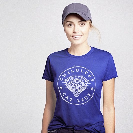 Kinderloze Cat Lady-beweging T-shirt