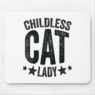 Kinderloze Cat Lady Comma La Kamala Harris voor Pr Muismat