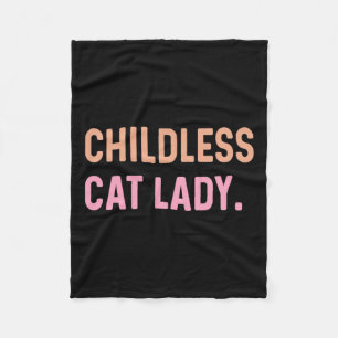 Kinderloze Cat Lady - Grappig Schattige Fleece Deken