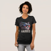 Kinderloze Cat Lady, Harris 2024 T-shirt (Voorkant volledig)
