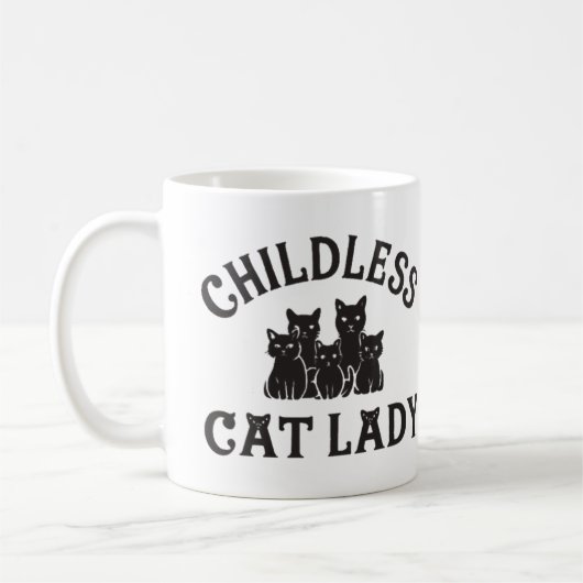 Kinderloze Cat Lady mok (Links)