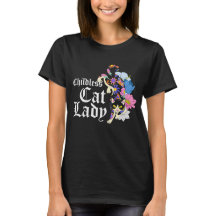 Kinderloze Cat Lady Shirt, Politieke Democraat