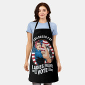 Kinderloze Cat Lady Stem  Rosie de Rivete Schort (Gedragen)