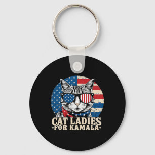 Kinderloze Cat Lady voor Kamala Harris Sleutelhanger