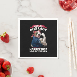 Kinderloze hond Lady stemt Kamala Verkiezingen 202 Servet