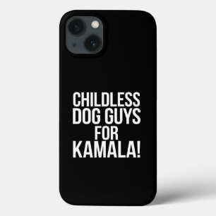 Kinderloze Hondenmannen voor Kamala 2024 Stem Harr iPhone 13 Hoesje