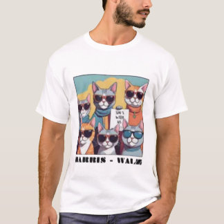 Kinderloze kat dame kinderloze kat dames voor Kama T-shirt
