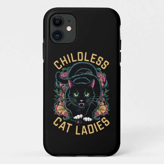 Kinderloze Kat Dames 2024 Feminist Case-Mate iPhone Case (Achterkant)