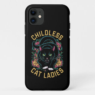 Kinderloze Kat Dames 2024 Feministisch iPhone 11 Hoesje
