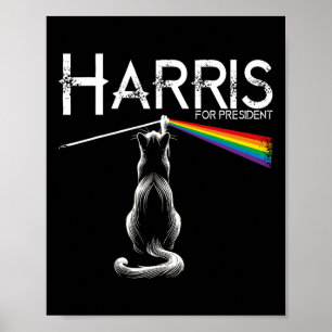 Kinderloze Kat Dames Grappige Kat Dame Poster