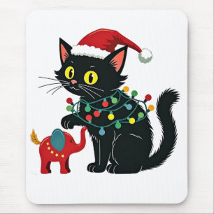Kinderloze Kat Dames Kerstmis Kamala Trump Muismat