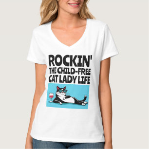 KINDERLOZE KAT DAMES T-SHIRTS