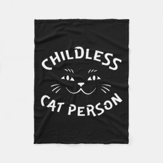 kinderloze kat fleece deken
