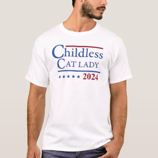 kinderloze kattendame t-shirt