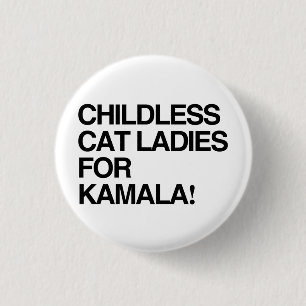 Kinderloze kattendames voor Kamala Ronde Button 3,2 Cm