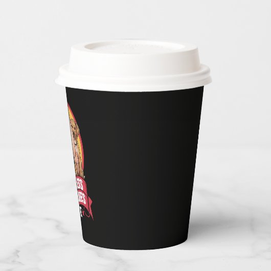 Kinderloze Kattenvrouwen Stemmen Hond De Riveter H Papieren Bekers (Links)