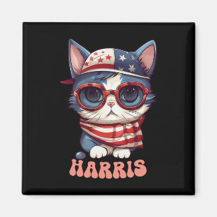 Kinderloze Katvrouw Voor Kamala Harris Kat Dames V Magneet