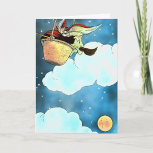 Kindermaan en heks Kaart