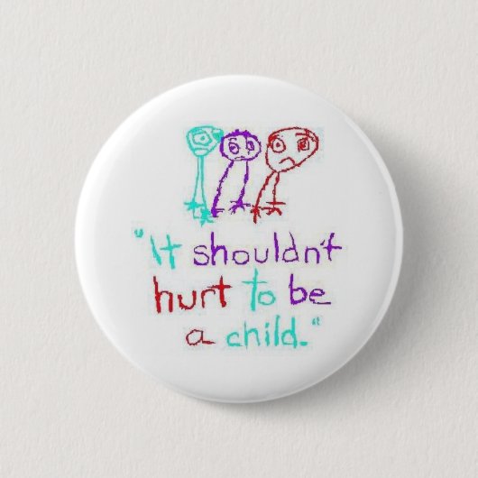 KindermisbruikPreventie Ronde Button 5,7 Cm (Voorkant)