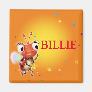 Kindernaam ladybug fridge magnet magneet