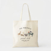 Kindernaam Partij Dier | verjaardagsgunst Tote Bag (Voorkant)