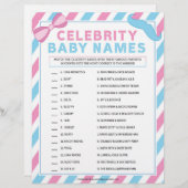 Kindernamen [Geslachtsverrassend] Briefhoofd (Voorkant / Achterkant)