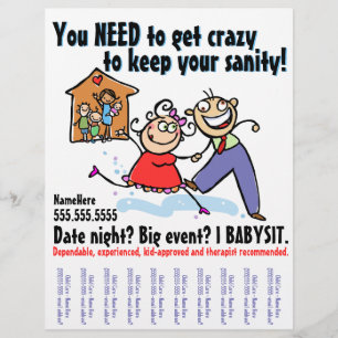 Kinderopvang.Babysiteservice.Tearsheet Flyer