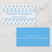 Kinderopvang Blue Hearts Visitekaartje (Voorkant / Achterkant)