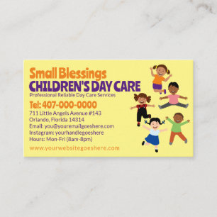 Kinderopvang Kinderopvang Kinderopvang Babysitserv Visitekaartje