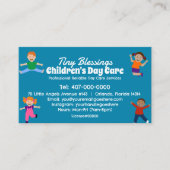 Kinderopvang Kinderopvang Kinderopvang Babysitten Visitekaartje (Voorkant)