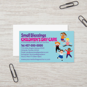Kinderopvang Kinderopvang Kinderopvang Babysitten Visitekaartje