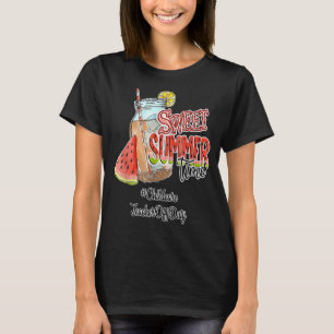Kinderopvang Leraar uit dienst Summer Break Sweet  T-shirt