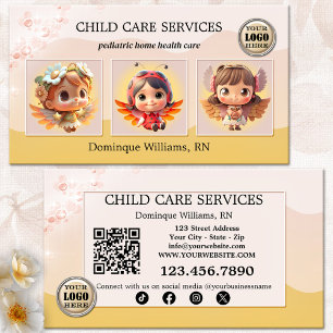 Kinderopvang Verpleegkundige Kinderopvang Foto Visitekaartje