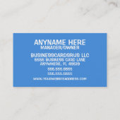 kinderopvang visitekaartje (Achterkant)