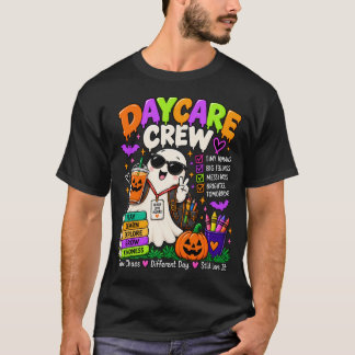 Kinderopvangteam Halloween Kinderopvang Leraar T-shirt