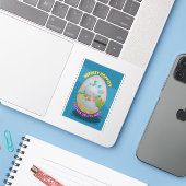Kinderpaas hippie-hoppiteit sticker (Laptop met iPhone)