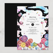 Kinderparadijs Candyland Verjaardag Kaart (Voorkant / Achterkant)