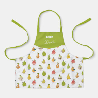 Kinderpatroon van leuke peren schort